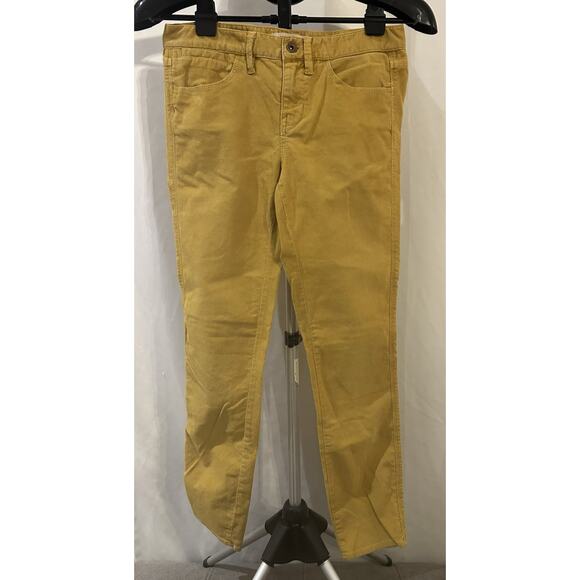 Madewell Pants - Madewell Yellow Corduroy Pants size 26